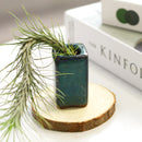 clay mini air plant pot, mini clay pot for air plant, small container for air plants and succulents, buy tiny pot for air plant online, air plant pot with drainage hole, retro-design clay pot, vintage pottery for sale