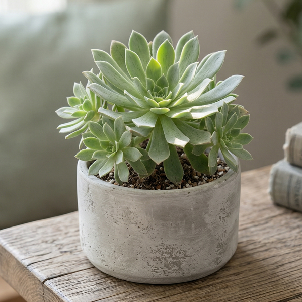 ammonium succulent Aeonium ‘Silver Edge’ – Elegant Variegated Rosette Succulent