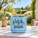 Iridescent Blue Ceramic Pot - DADA