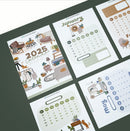 desk calendar 2025 printable, desk calendar printable plants, cute plant desk calendar printable, desk calendar pdf, free printable calendar 2025