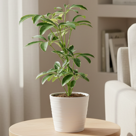 schefflera arboricola white Schefflera Arboricola Variegated - Dwarf Schefflera