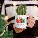 Unique Housewarming Gift, Custom Photo Planter with Live 4" Succulent, thank you gift