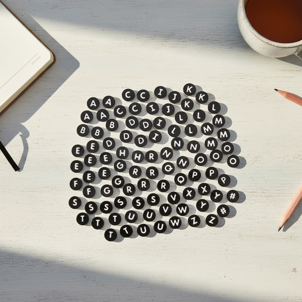 Circle Letters Snaps Set