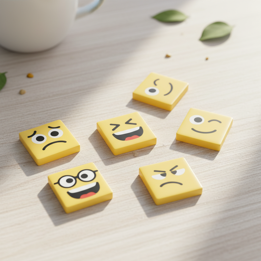 Emotion Faces Snaps Set