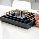 small serving tray, decorative tray for bathroom, decorative tray for living room, modern serving tray, decorative tray centerpiece, red serving tray, tray for home office decor