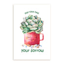 Mother's day cards 2023, Mother's Day card ideas, Succulent mom card, Succulent Card for sale, Cactus Greeting Card, Succulents Greeting Card, Succulents Gift Ideas, Echeveria Your Sorrow Card for sale