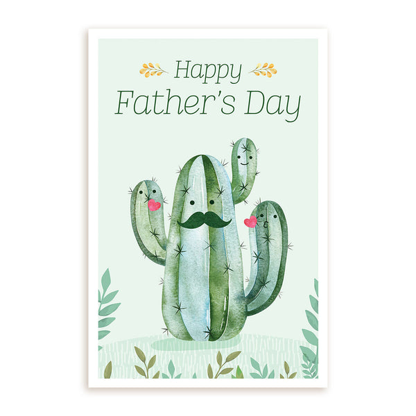 father's day succulents Father's Day Card | Father's Day Succulent Card
