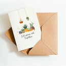 Lets Grow Old Together Card for sale, Succulent Card for sale, Cactus Greeting Card, Succulents Greeting Card, Succulents Gift Ideas