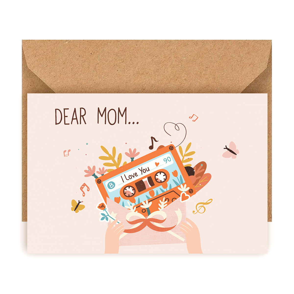 Dear Mom Card for Sale Online, Mother's Day Succulent Greeting Card, Succulent Greeting Card for Mother's Day, Buy Unique Greeting Cards Online