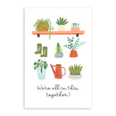 We're All In This Together Card, Succulent Card for sale, Cactus Greeting Card, Succulents Greeting Card, Succulents Gift Ideas, Thank you card for employee, Employee Appreciation Cards for sale, Corporate succulent gift with thank you card, Thank You Live Succulent Gift Box for sale, Succulent thank you cards with kraft envelope, Succulent thank you cards to suit any occasion, Staff Appreciation Card ideas, Thank you note to employee for a job well done, Thank you card for employee appreciation