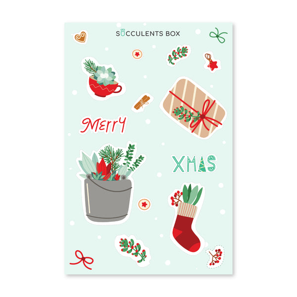 Rustic Bloom Succulents Aufkleber (120 Stück) – Süße Sukkulenten-Motive, Ca. 2,5 Cm, Für DIY, Belohnungen & Deko