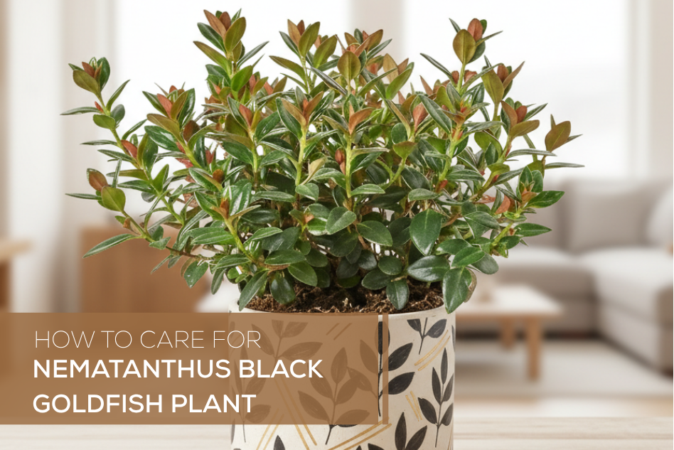 How to Care for Nematanthus Black Goldfish Plant