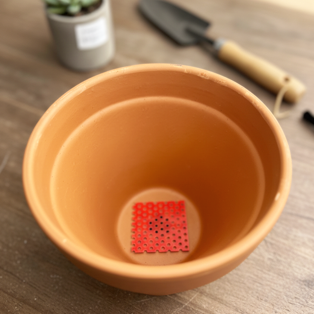 Ultra Rigid Pot Mesh Drainage Screens 50-Pack