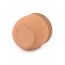 Terra Cotta Containers for live plants, Indoor Outdoor Plant Pot, 5.5 inch terracotta pot with modern design for home office