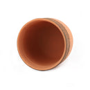 Terra Cotta Containers for live plants, Indoor Outdoor Plant Pot, 5.5 inch terracotta pot with modern design for home office