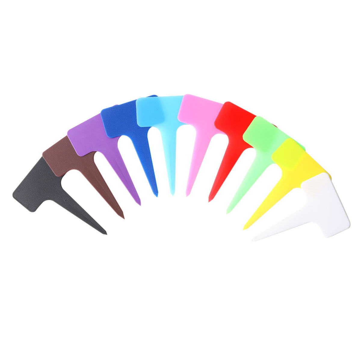plant name tags plastic Colorful Plastic Plant Tags | Multicolor Waterproof Plant Markers