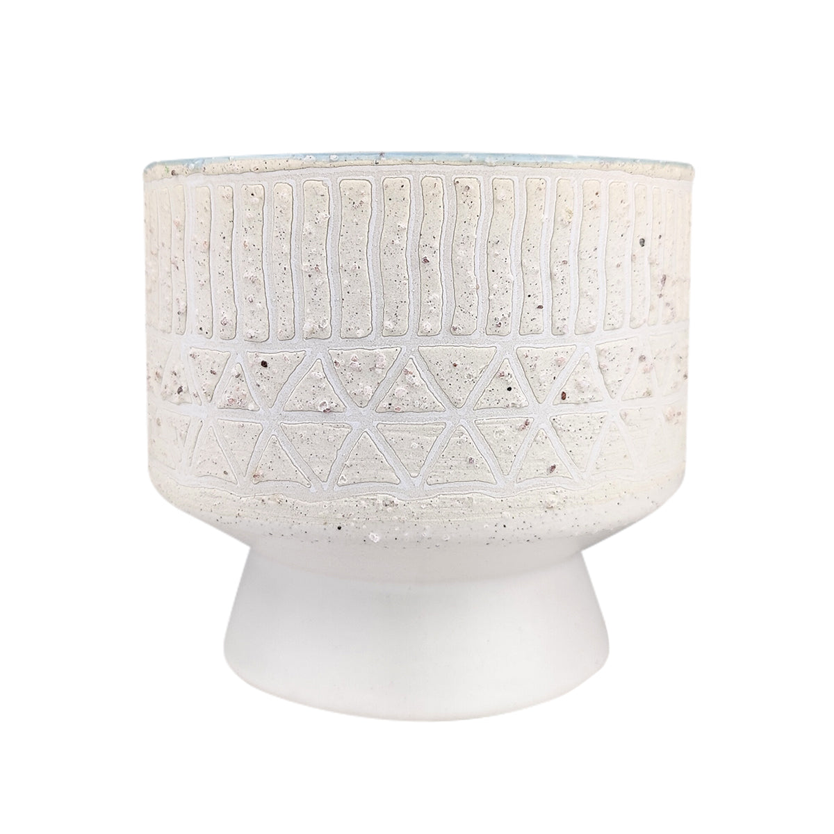 Cream Umbra Footed Pot for sale, Where to buy decorative ceramic pots for houseplants