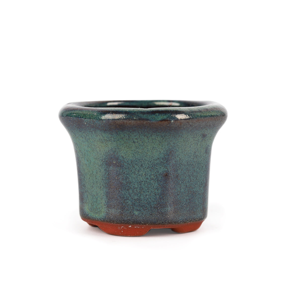 octagon clay mini air plant holder, retro-design air plant holder, buy air plant holder online, air plant pot for sale, air plant pot with drainage hole