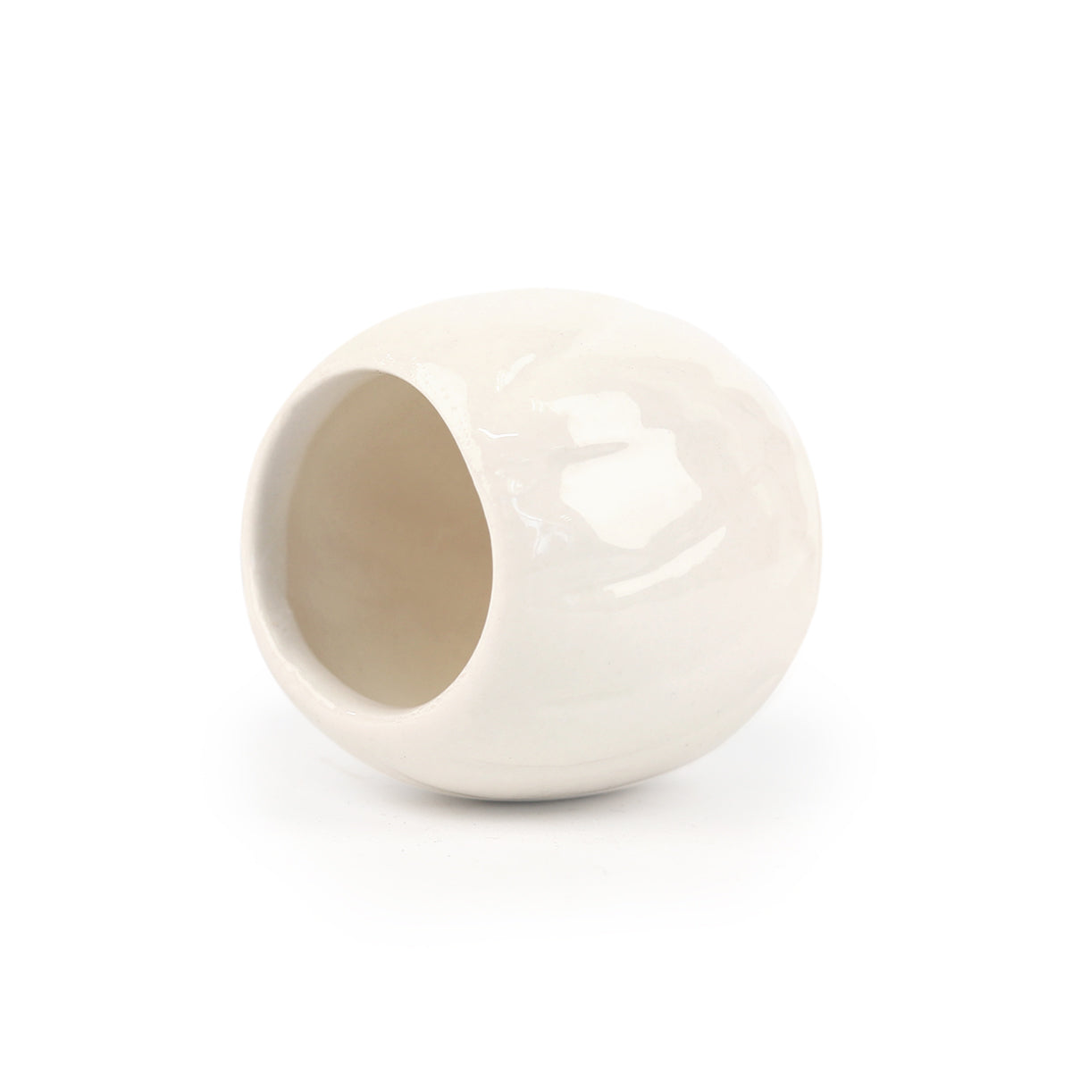 white ceramic mini air plant holder, air plant holder, mini pot for plant, mini pot for air plants, mini pot for succulents, ceramic mini planter