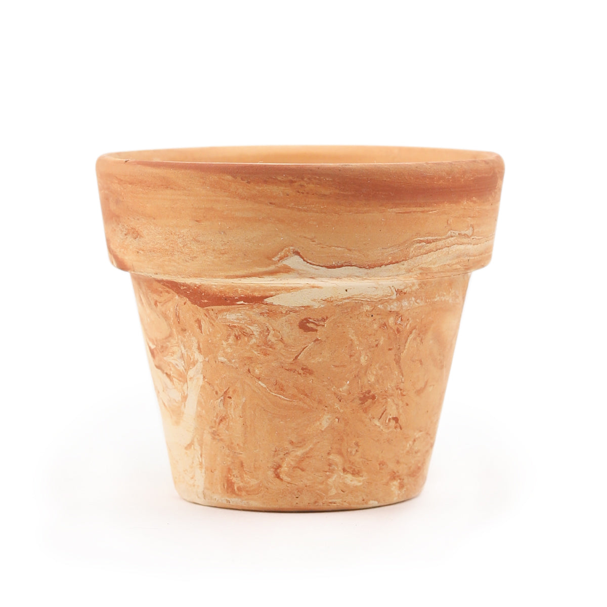Marble 2.5&quot; Terra-cotta Planter with Drainage for sale, Buy Succuent Pots Online, Decorative Cactus Pot Small Size