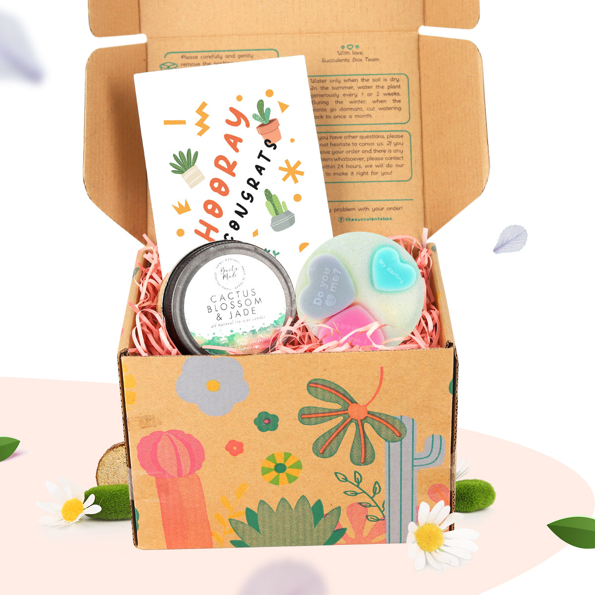 Soy Candle and Jelly Soap gift box for sale, Unique gifts for women, Corporate gift box, Thank you gift ideas 2025