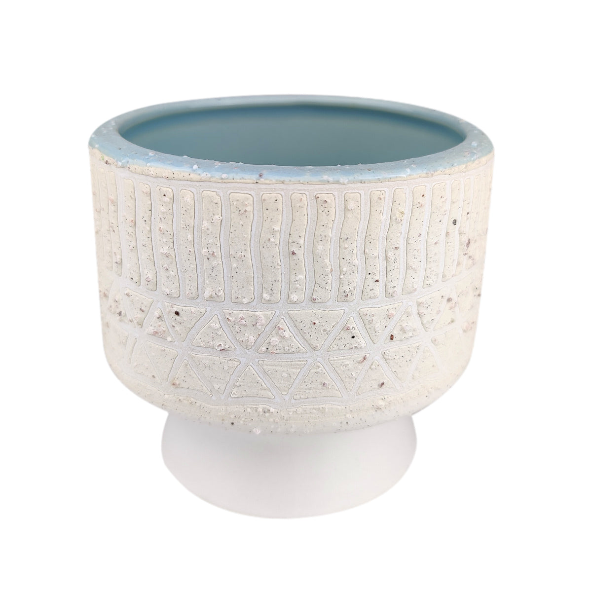 unique ceramic pot for decor, footed pot for plants, small pots for succulents and cacti, ceramic pots