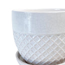 medium ceramic pots, white pots for home decoration, decorative pots