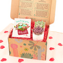 Merry Christmas Stockings Postcard, christmas Postcard 2025, cute design Postcard for plant lovers