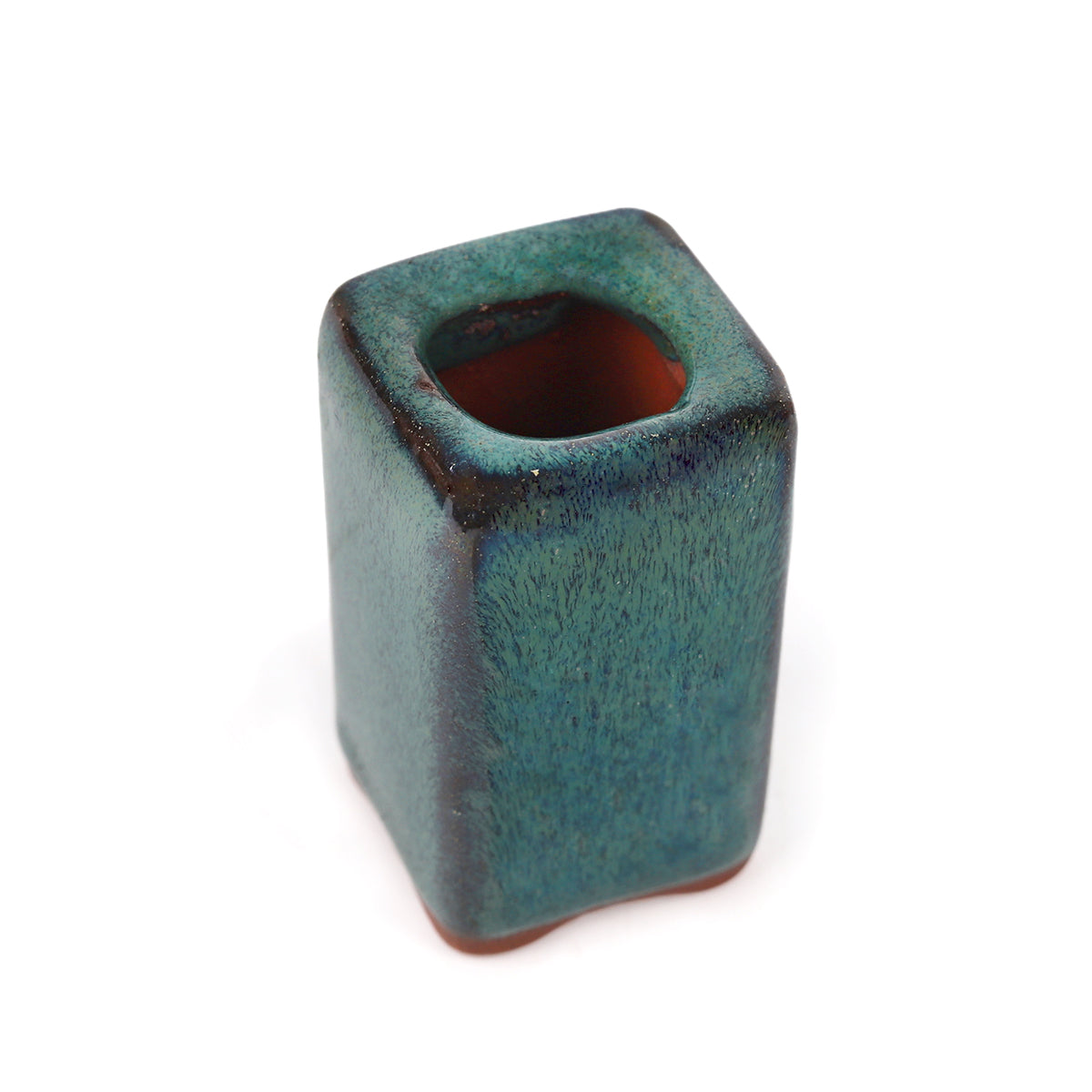 clay mini air plant pot, mini clay pot for air plant, small container for air plants and succulents, buy tiny pot for air plant online, air plant pot with drainage hole