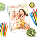 12-page custom coloring book from photos, personalized Mother's Day gift coloring book from family photos