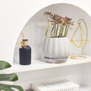 ceramic contour planter, glazed ceramic planter, large ceramic planter for houseplants, large plant pot for indoor houseplant, grey ceramic planter, modern planter for home and office decor