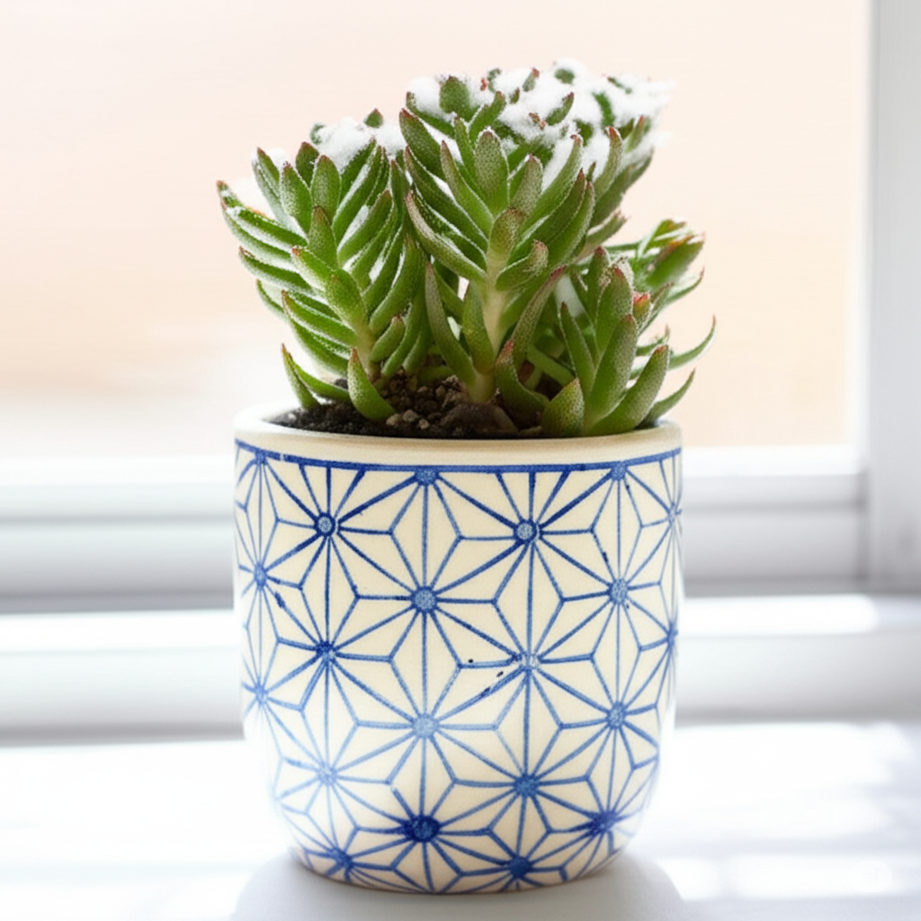 3 inch Celestial Lattice Ceramic Pot, small ceramic pots for sale, buy succulent pots online, succulent pots for sale near me, plants shop in ca