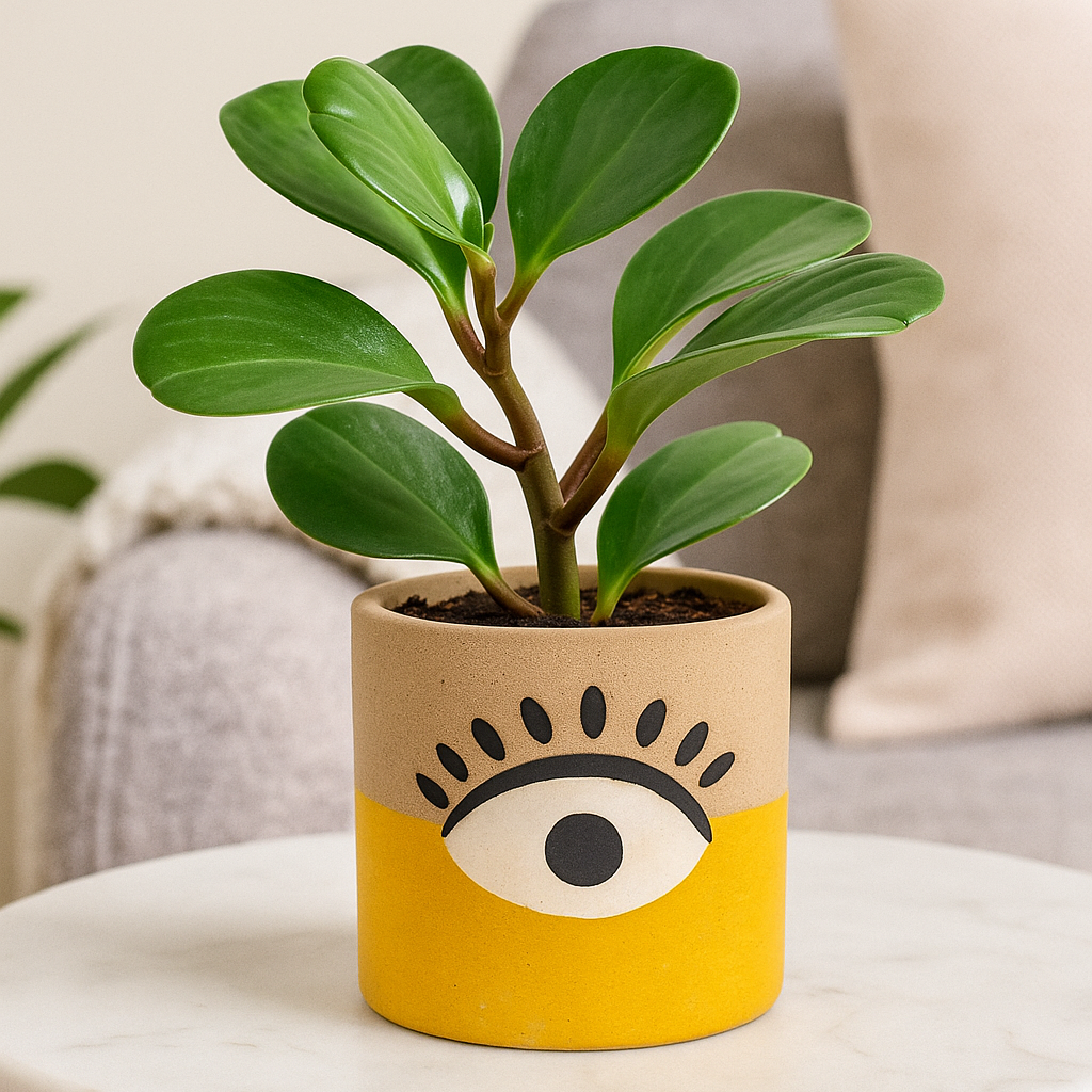 3 inch Mystical Eye Ceramic Pot, Buy decorative succulent online, 3 inch pots for sale, small pots for indoor plants