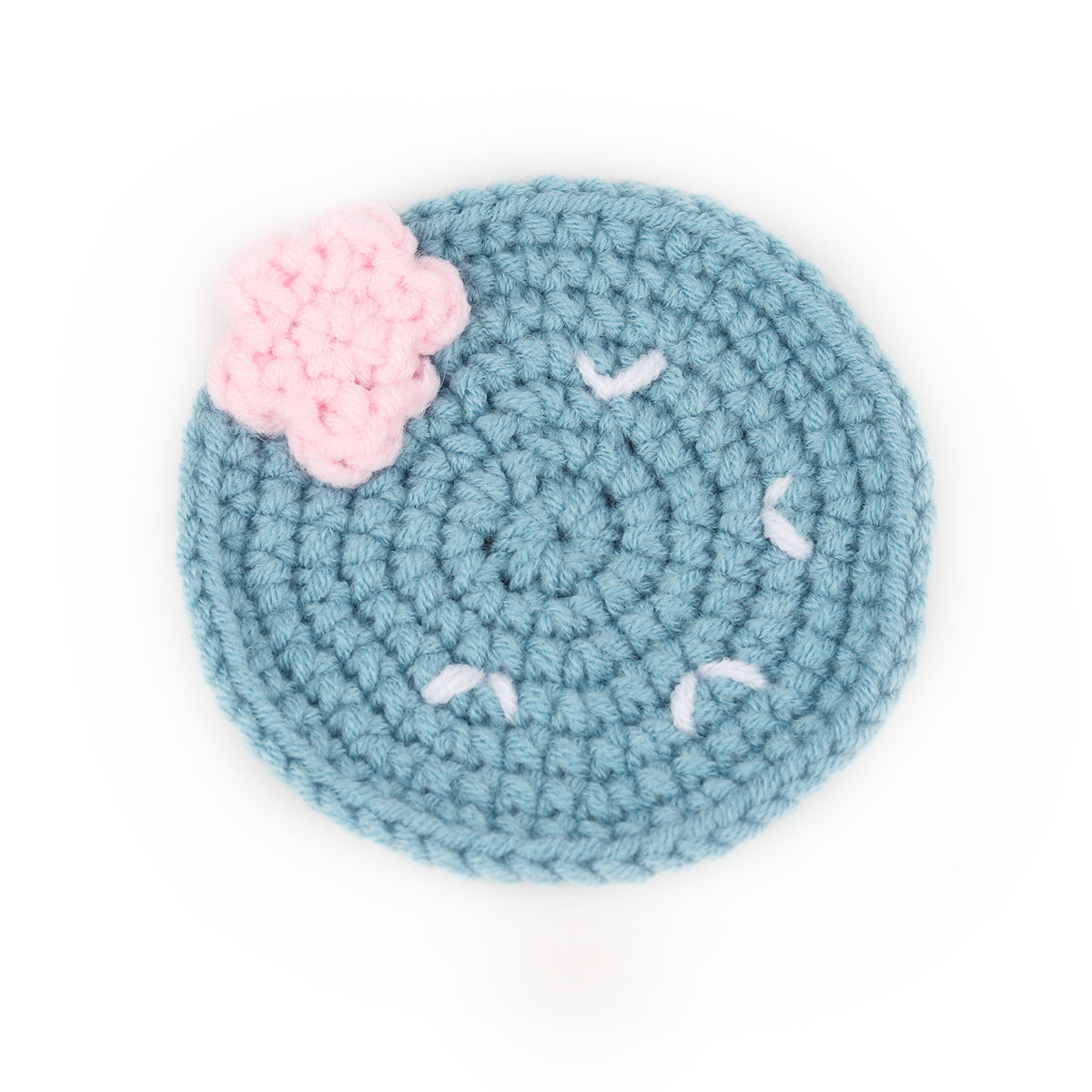 blue crochet coasters, small crochet coasters, 3 inch crochet coasters, buy crochet coasters round online