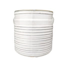 Buy 6 inch White Ribbed Ceramic pots online, 6-inch Vintage Ceramic pots for home office decor, Medium planters for succulents and houseplants, Best places to buy high-quality ceramic plant pots, Indoor plant pot gift ideas