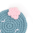 cute small crochet coasters, unique crochet coasters for sale, round coaster crochet, buy crochet coasters online
