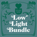 6" bundle low light bundle live houseplant for sale, lush mixed tropical houseplants with variegated and solid green leaves, compact and cascading growth habits, tolerates dim indoor corners, easy care for busy city dwellers, a beautiful desk or floor display, ideal gift for plant lovers