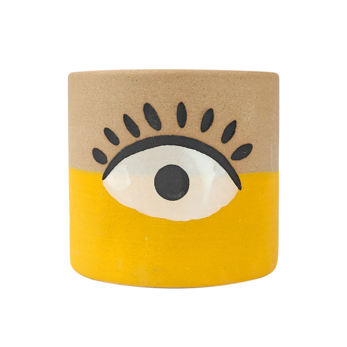 3 inch Mystical Eye Ceramic Pot, 3 inch Ceramic Pot, succulent planter ideas indoor, succulent pots ideas, unique succulent planter ideas