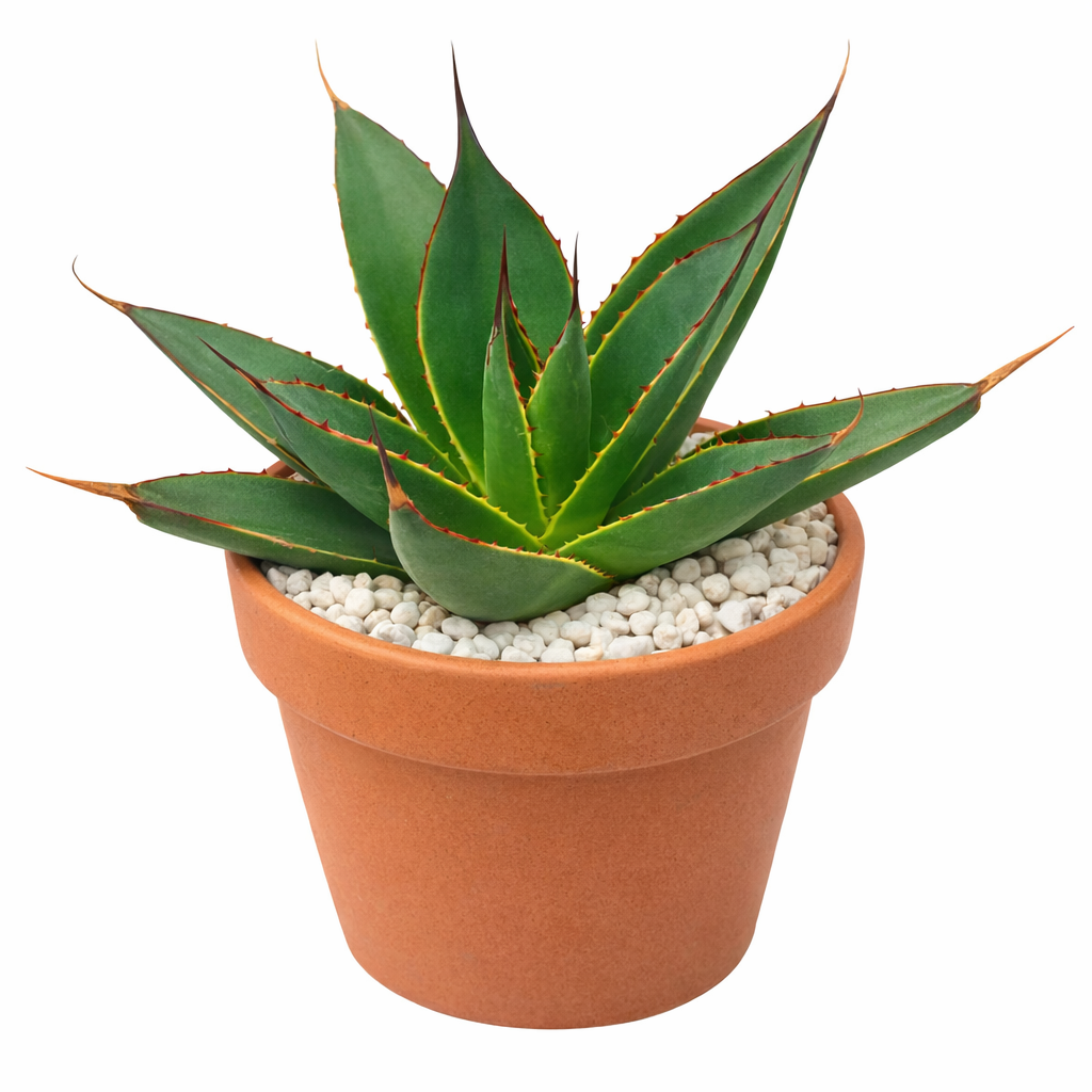 2 inch Blue Glow Agave Century Plant, Blue Glow Agave, Blue-green agave rosette, Drought-tolerant landscaping plants
