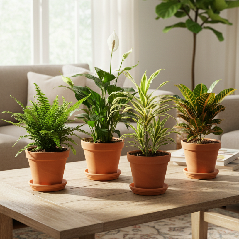 Air Purifying Variety Bundle - Live Houseplant