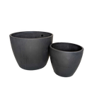eco friendly pots, sustainable planters, recycled material pots, black terracotta pots, lightweight planters, durable plant pots, 4 inch eco pot, 6 inch eco pot, indoor outdoor planters, eco pots, unique design planters, recycled plastic