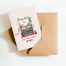 thanks cards, mother&#39;s day card, greeting card for mom, mama 2025 gift ideas, gift for plant lovers