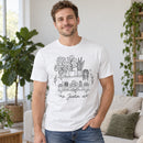 botanical personalized line art shirt live plant for sale, minimalist artistic rendering of botanicals with clean precise linework, expressive plant portraiture celebrating natural forms through simple elegant lines, wearable botanical art for conscious style enthusiasts, soft comfortable shirt with artistic character, essential personalized wardrobe piece, inspired botanical-themed gift for creative plant lovers
