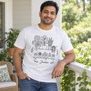 botanical personalized line art shirt live plant for sale, minimalist artistic rendering of botanicals with clean precise linework, expressive plant portraiture celebrating natural forms through simple elegant lines, wearable botanical art for conscious style enthusiasts, soft comfortable shirt with artistic character, essential personalized wardrobe piece, inspired botanical-themed gift for creative plant lovers