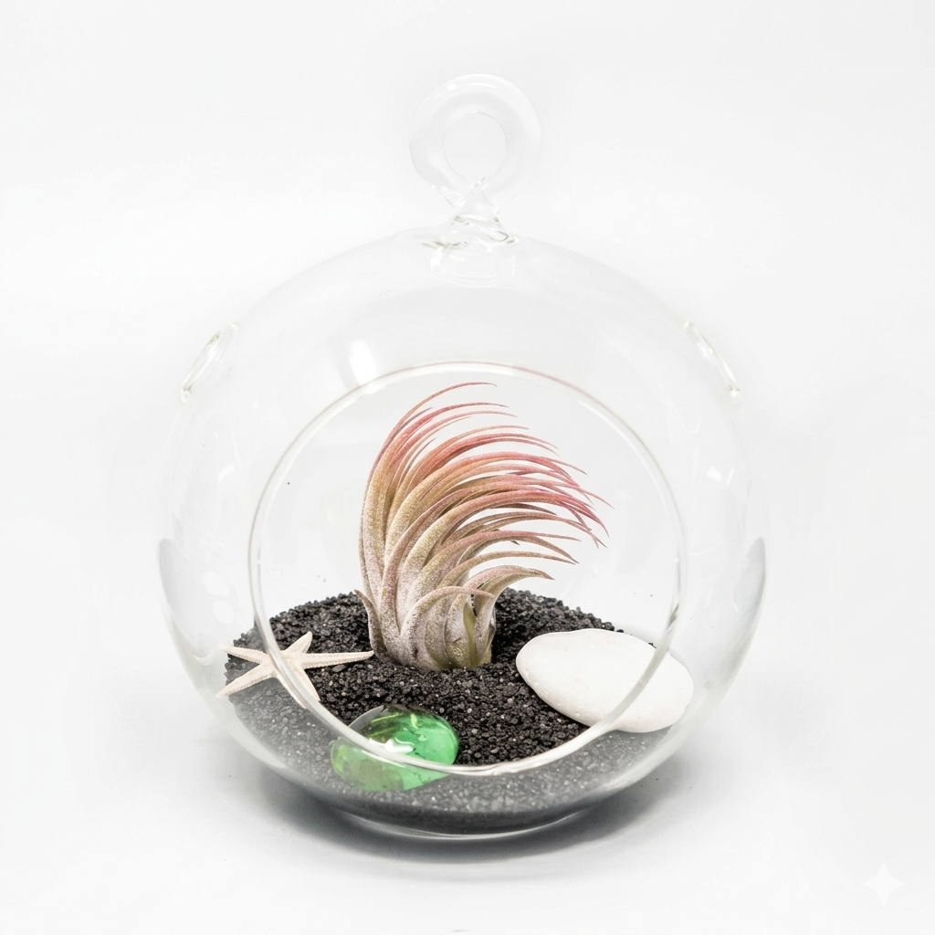 air plant terrarium kit Air Plant Black Beach Terrarium Kit