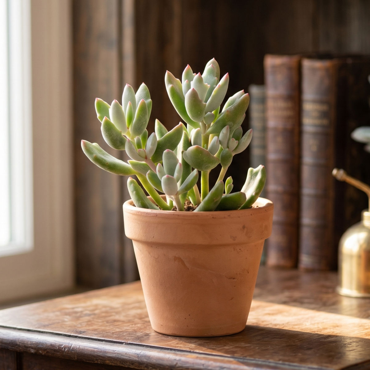 buy cotyledon 'little queeny' live succulent 2 inch online, chalky white leaves, upright growth, architectural form, rare houseplant, collector gift