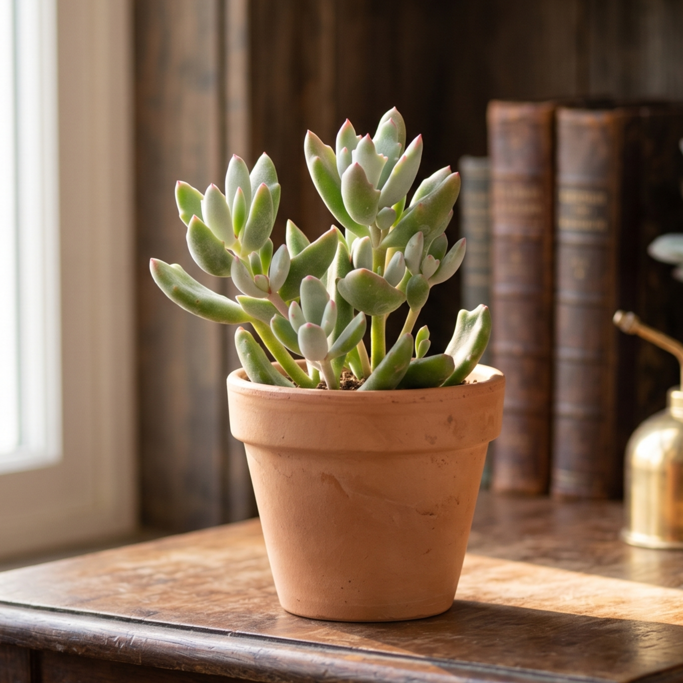 buy cotyledon 'little queeny' live succulent 2 inch online, chalky white leaves, upright growth, architectural form, rare houseplant, collector gift