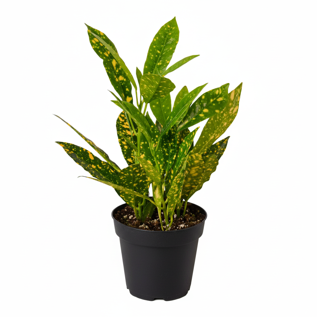 4 inch Croton 'Gold Dust', 4 inch colorful houseplants, Croton live plants, decorative plants for sale