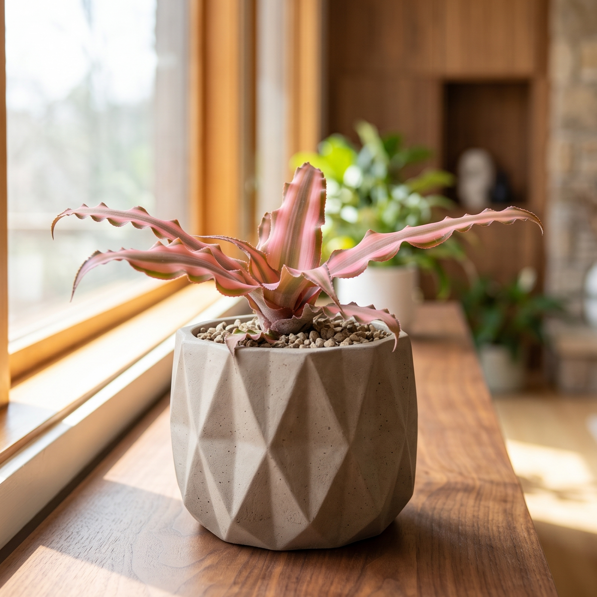 Cryptanthus 'Pink Star' - 4" Pot