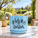 Iridescent Blue Ceramic Pot - DADA